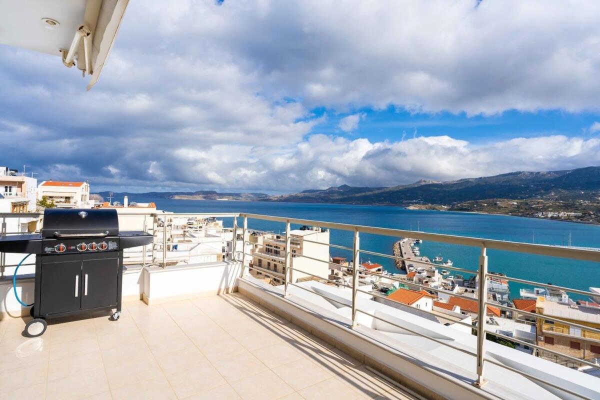 Sitia Panoramic Penthouse - Close To Sandy Beach - Private Parking Экстерьер фото